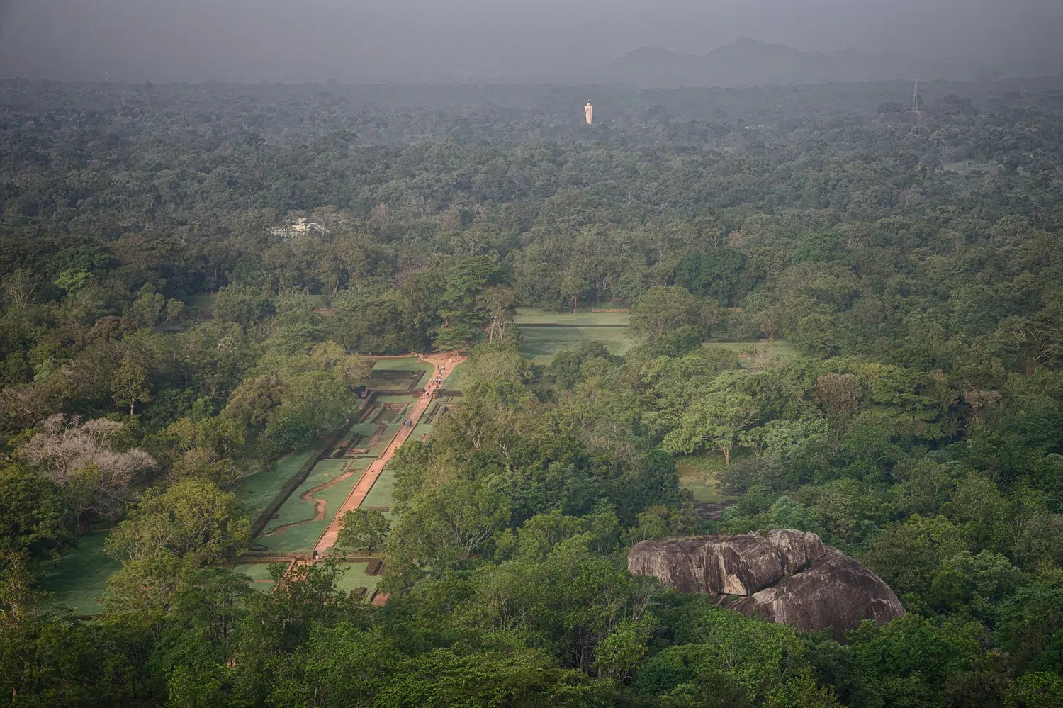 Sigiriya Rock, gardens, frescoes, monkeys and Cultural Triangle landscapes for Sri Lanka private day tour with Trustker