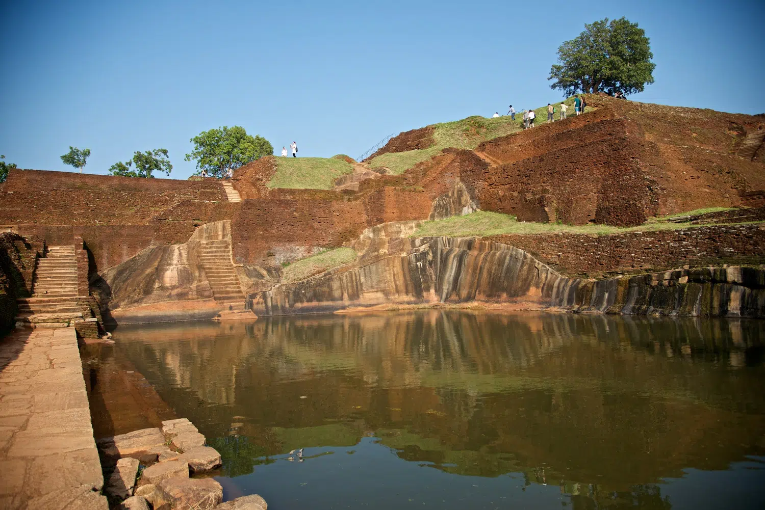 Sigiriya Rock, gardens, frescoes, monkeys and Cultural Triangle landscapes for Sri Lanka private day tour with Trustker